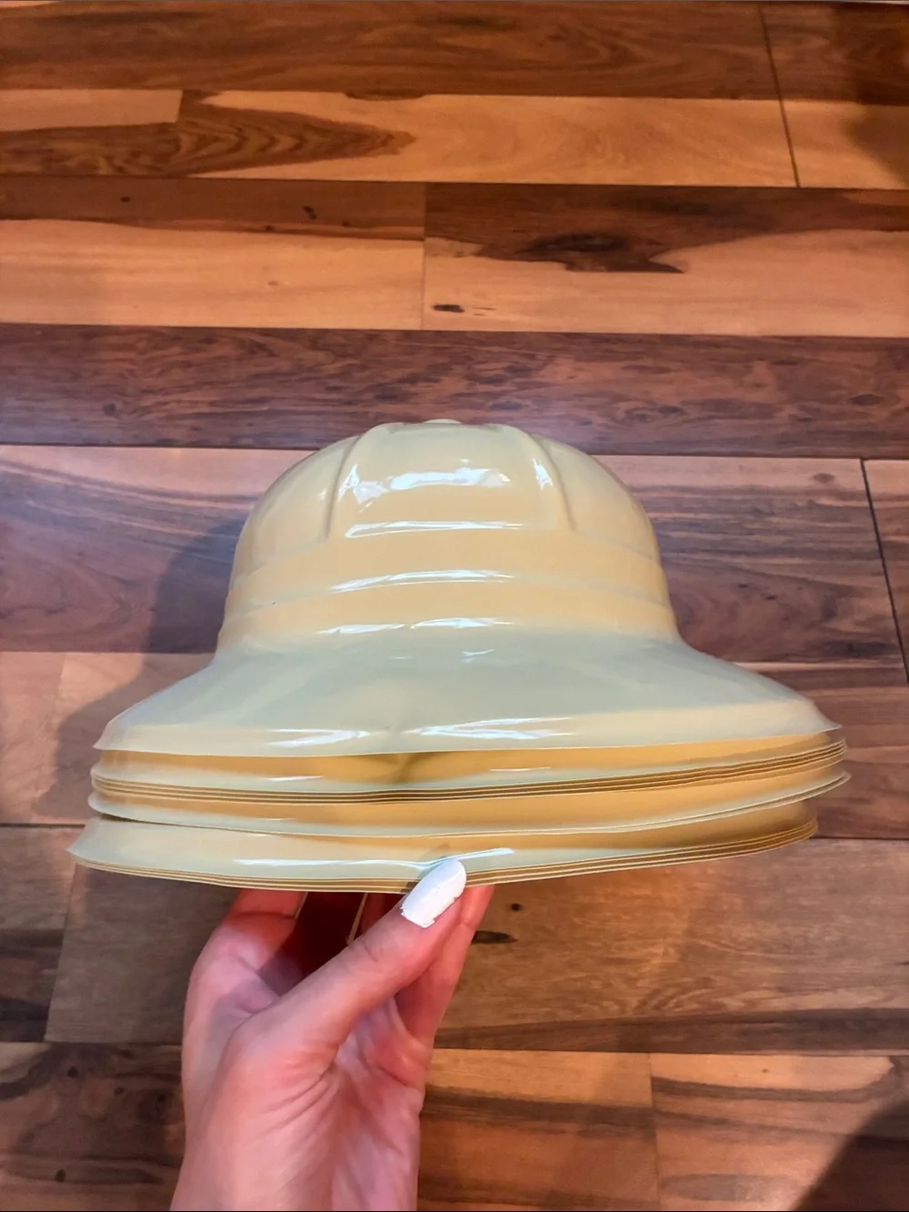 Tan Plastic Party Helmets/Hats - Classic Costume Hat